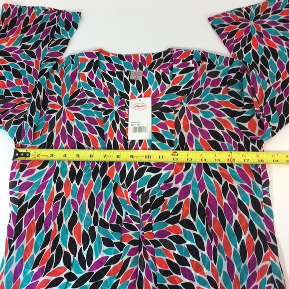 💜🧡ANITA💜🧡MULT/KAIMANA TUNIC/ SWIMSUIT COVER UP - Picture 11 of 16